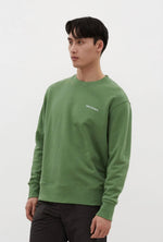 Grünes Sweatshirt mit Logo